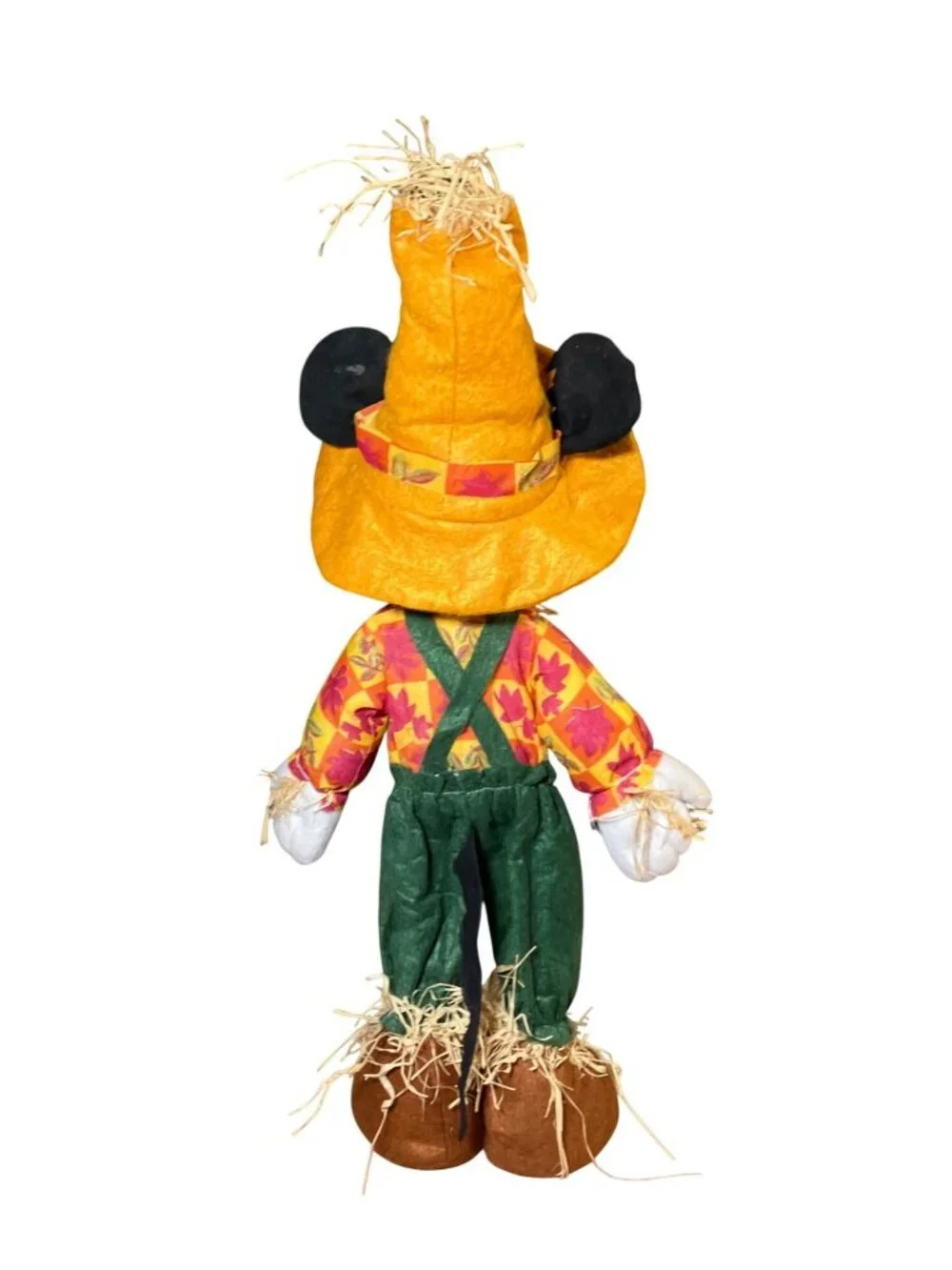 Mickey Mouse Scarecrow Fall Harvest Plush Decoration 18